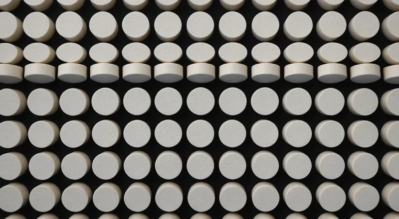 Grid of crystalline material samples arranged in an array